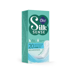 Прокладки ежедневные OLA! Silk Sense Ежедневные женские удлиненные прокладки, без аромата 20