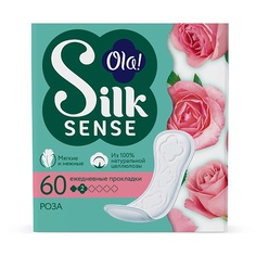 Прокладки OLA! Silk Sense Ежедневные мягкие прокладки, аромат Бархатная роза 60