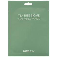 FARMSTAY Маска для лица тканевая с экстрактом чайного дерева Tea Tree Biome Calming Mask