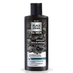 ВИТЭКС Лосьон после бритья с активным углем BLACK CLEAN FOR MEN 150 Viteks