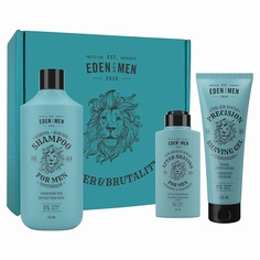 Для ванной и душа EDEN Подарочный набор Шампунь For men +гель для бритья For men +бальзам после бритья For men
