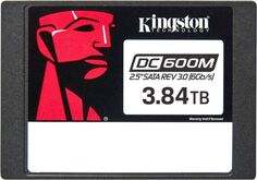 Накопитель SSD 2.5 Kingston SEDC600M/3840G DC600M 3.84TB SATA 6Gb/s 3D TLC 560/530MB/s IOPS 94K/59K TBW 7008 DWPD 1