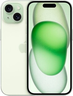 Смартфон Apple iPhone 15 128GB (MTLH3CH/A, MTLH3ZA/A) Green (A3092), with 2 Sim trays no eSim