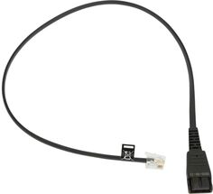 Переходник Jabra 8800-00-37 QD на RJ10, прямой, 50 см для Lucent Callmaster V, VI, Cisco 79xx and PLX A22