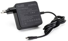 Блок питания TopOn TOP-MI65-Black для ноутбука Xiaomi 65W кабель Type-C, Power Delivery, Quick Charge 3.0, в розетку, кабель 180 см, черный.