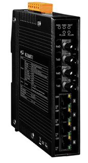 Коммутатор ICP DAS NS-206AFT-T CR Multi-mode, ST Connector, 4-port 10/100 Mbps with 2 Fiber ports Switch (RoHS)