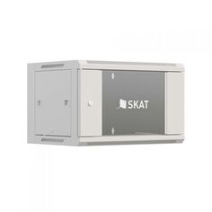 Шкаф Бастион SKAT TB-12W660GF-G настенный 12U 600х600х635мм, дверь стеклянная Bastion