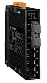 Коммутатор ICP DAS NS-206AFCS-T CR Single-mode 30 km, SC Connector, 4-port 10/100 Mbps with 2 Fiber ports Switch (RoHS)