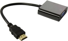 Кабель-переходник HDMI-VGA Exegate EX-HDMIM-VGAF-0.2 EX294717RUS (19M/15F, 0,2м)