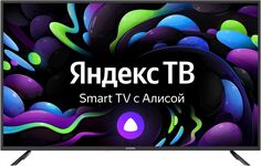 Телевизор LED Digma DM-LED55UBB31 55" Яндекс.ТВ черный 4K Ultra HD 60Hz DVB-T DVB-T2 DVB-C DVB-S DVB-S2 USB WiFi Smart TV
