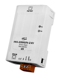 Инжектор PoE ICP DAS tNS-200GIN-24V CR RS-485 Remote Temperature and Humidity (Black Cover) (RoHS)