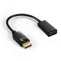 Кабель-переходник DisplayPort-HDMI Exegate EX-DPM-HDMIF-0.1 EX294706RUS (20M/19F, 0,1м)
