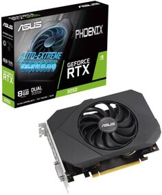 Видеокарта PCI-E ASUS GeForce RTX 3050 Phoenix (PH-RTX3050-8G-V2) 8GB GDDR6 128bit 8nm 1552/14000MHz HDMI/3*DP