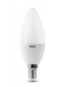 Лампа Gauss 33126T Elementary свеча 6W 450lm 4100K E14 (3 лампы в упаковке) LED