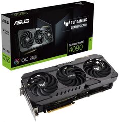 Видеокарта PCI-E ASUS GeForce RTX 4090 TUF GAMING OG OC (TUF-RTX4090-O24G-OG-GAMING) 24GB GDDR6X 384bit 5nm 2235/21000MHz 2*HDMI/3*DP