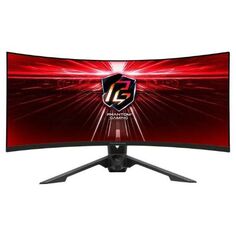 Монитор 34" ASRock Phantom Gaming PG34WQ15R3A 3440x1440, 1 мс, 550 cd/m, 3000:1, 178°/178°, VA, 165Hz, 2*HDMI, DP, Type C, HDR400, MM, Curved 1500R, H