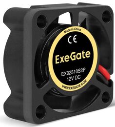 Вентилятор для корпуса Exegate EX295212RUS 25x25x10 мм, 10000rpm, 2.4CFM, 22dBA, 2-pin