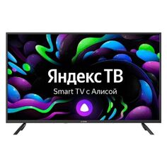 Телевизор LED Digma DM-LED43SBB31 43" Яндекс.ТВ черный FULL HD 60Hz DVB-T DVB-T2 DVB-C DVB-S DVB-S2 USB WiFi Smart TV