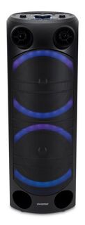 Портативная акустика Digma D-MC1720 MC1720B черная, 80W, FM, USB, BT, micro SD