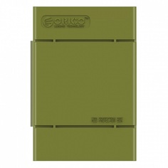 Чехол Orico PHP-35-SN для HDD 3,5". Материал корпуса: Пластик (зеленый)