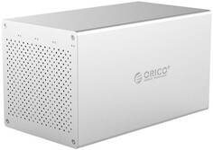 Внешний корпус Orico WS400U3 4*3.5" HDD/SSD, USB 3.0 Type B, серебристый