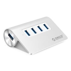 Концентратор USB 3.0 Orico M3H4-SV 4хUSB 3.0, серебристый