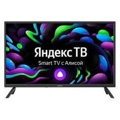 Телевизор LED Digma DM-LED32SBB31 32" Яндекс.ТВ черный HD 60Hz DVB-T DVB-T2 DVB-C DVB-S DVB-S2 USB WiFi Smart TV