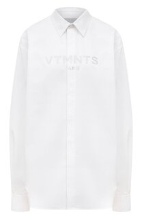 Хлопковая рубашка VTMNTS