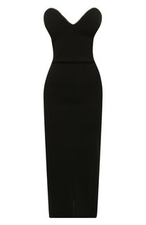 Платье с отделкой стразами Forte Dei Marmi Couture