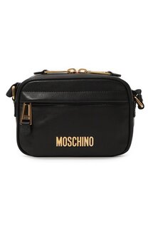 Кожаная сумка Moschino