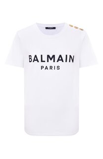 Хлопковая футболка Balmain