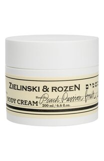 Крем для тела в банке Персик, Маракуйя, Мускус (200ml) Zielinski&Rozen