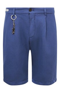 Шорты из хлопка и льна Paul&Shark