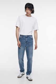 брюки джинсовые мужские Джинсы tapered зауженные со средней посадкой Befree