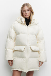 пальто женское Куртка-пуховик oversize на натуральном утеплителе Befree