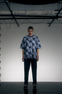 футболка мужская Футболка oversize с абстрактным 3D-принтом Befree