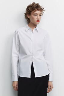 блузка женская Блузка-рубашка slim базовая полуприталенная Befree
