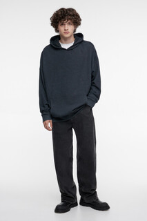 джемпер мужской Худи oversize утепленная с состаренным эффектом Befree