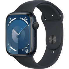 Смарт-часы Apple Watch Series 9 41 мм тёмная ночь S/M, спортивный ремешок