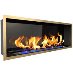 Биокамин ZeFire Flagman 1300, латунь со стемалитом