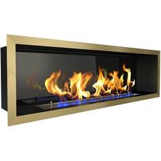 Биокамин ZeFire Flagman 1000, латунь со стемалитом