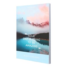 Ежедневник недатированный на склейке а5 80 листов, мягкая обложка be amazing Calligrata