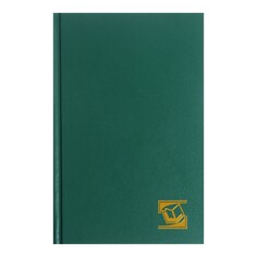Ежедневник недатированный а5, 128 листов, обложка бумвинил, зеленый Calligrata