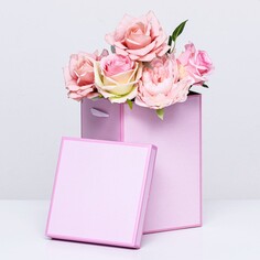 Коробка складная, розовая, 17 х 25 см Upak Land