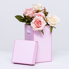 Коробка складная, розовая, 10 х 18 см Upak Land