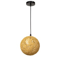 Светильник bayerlux ротанг 1хе27 15вт коричневый 20х20х120 см