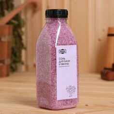 Соль для ванны и бани в бутылке Добропаровъ