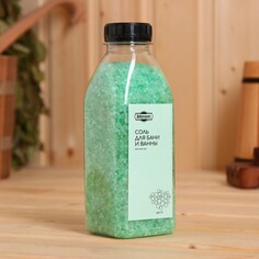 Соль для ванны и бани в бутылке Добропаровъ