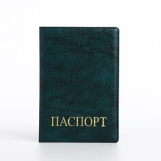 Обложка для паспорта, цвет зеленый NO Brand