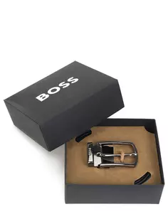 Ремень двусторонний кожаный Boss